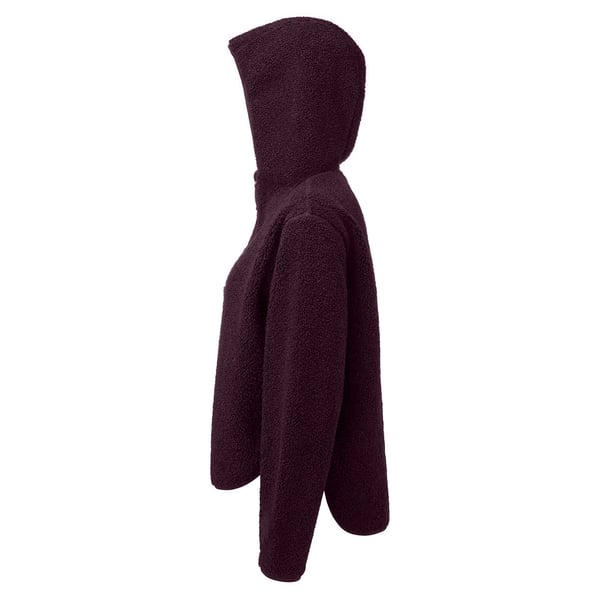 TriDri Womens/Ladies Sherpa Fleece Quarter Zip Hoodie
