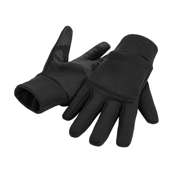 Beechfield Mens Softshell Sports Tech Gloves