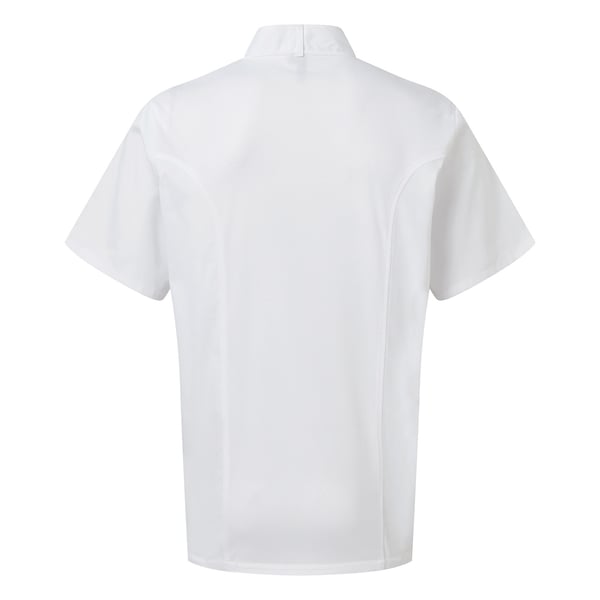 Premier Mens Coolchecker Short-Sleeved Chef Jacket