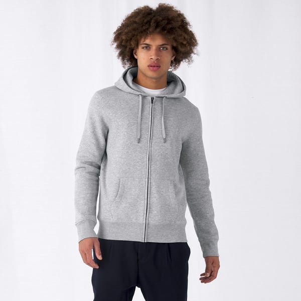 B&C Mens Full Zip Hoodie