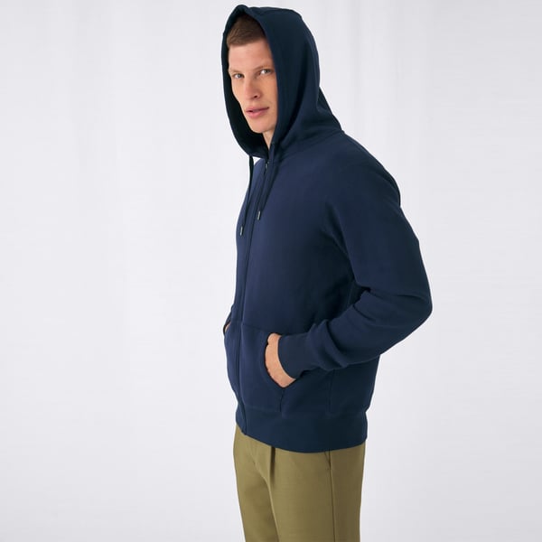 B&C Mens Full Zip Hoodie