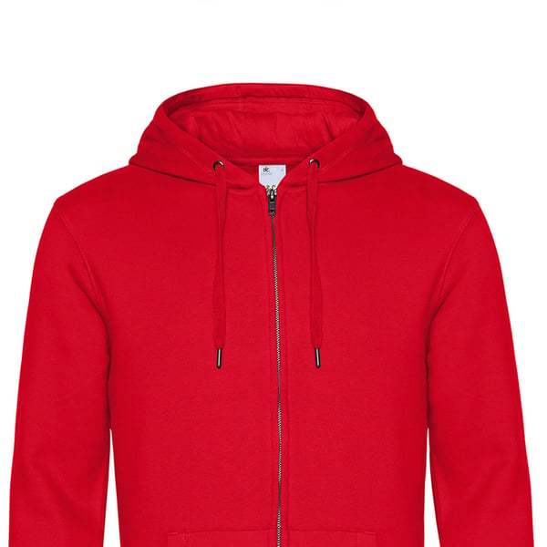 B&C Mens Full Zip Hoodie