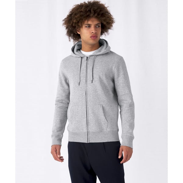 B&C Mens Full Zip Hoodie
