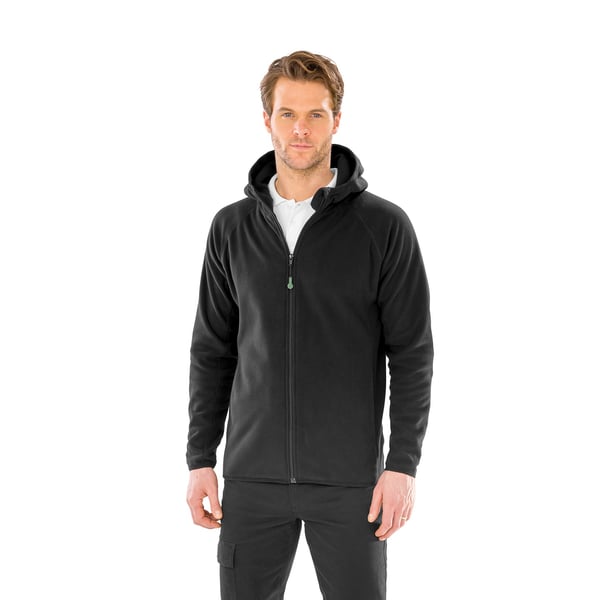 Result Genuine Recycled Mens Hooded Fleece Jacket