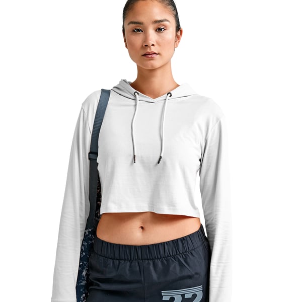 TriDri Womens/Ladies Cropped Long-Sleeved T-Shirt