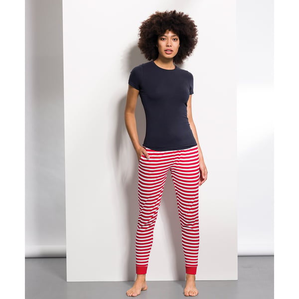 Skinni Fit Womens/Ladies Cuffed Lounge Pants