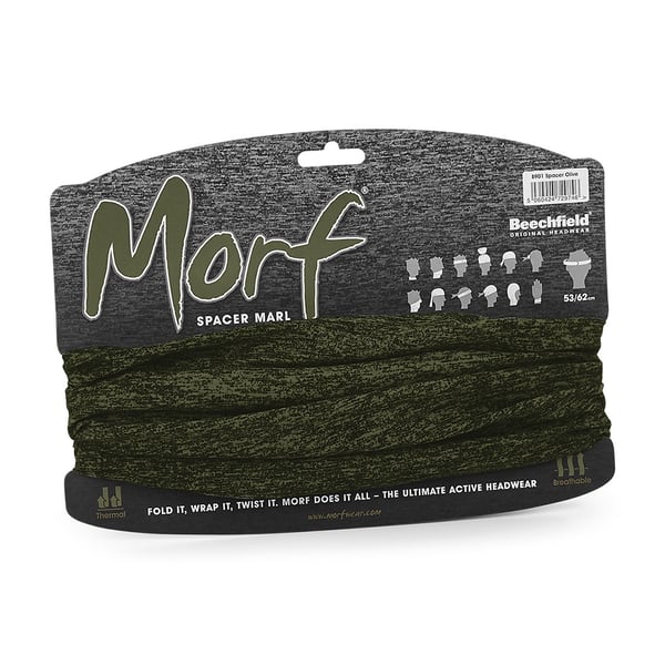 Beechfield Unisex Morf Spacer Marl halsvarmer til voksne