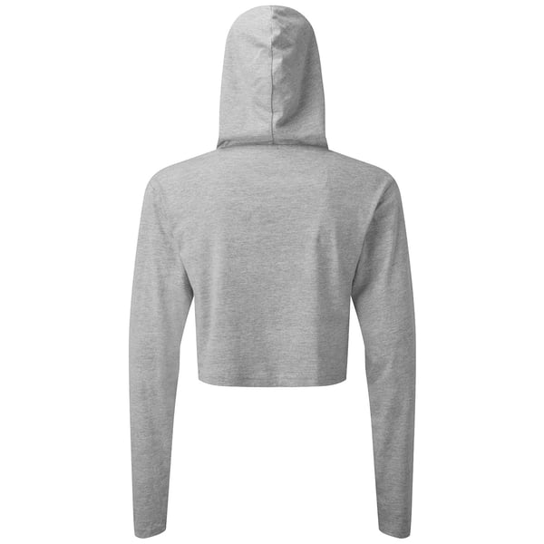 TriDri Womens/Ladies Heather Cropped Long-Sleeved T-Shirt