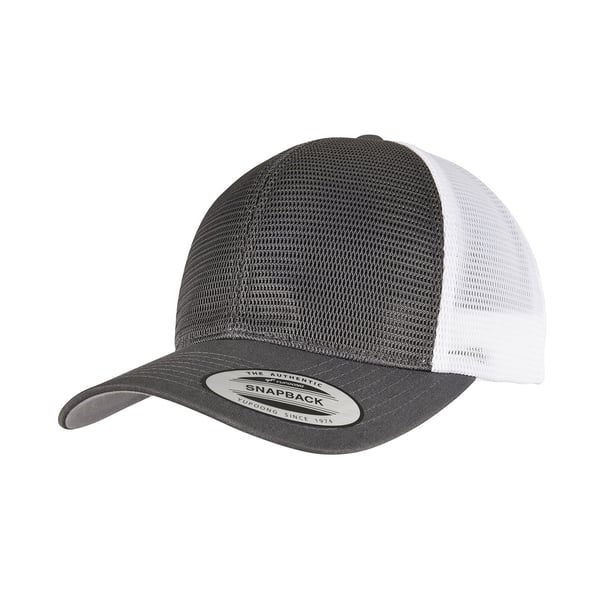 Flexfit Unisex 360 Omnimesh Mesh Two Tone Cap til voksne 360 Omnimesh Mesh