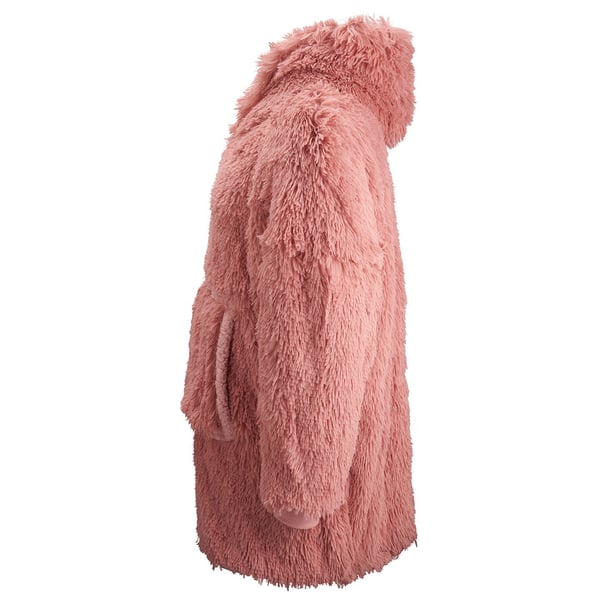 Ribbon Unisex Adult Sherpa Reversible Oversized Hoodie