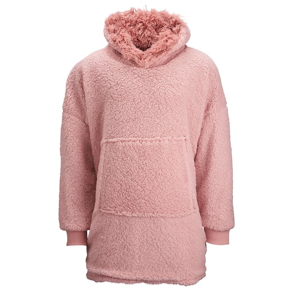 Ribbon Unisex Adult Sherpa Reversible Oversized Hoodie