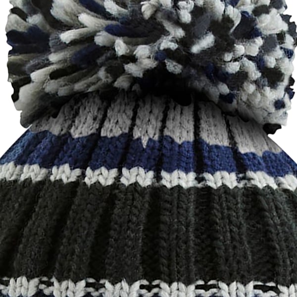 Beechfield Unisex Adult Hygge Striped Beanie