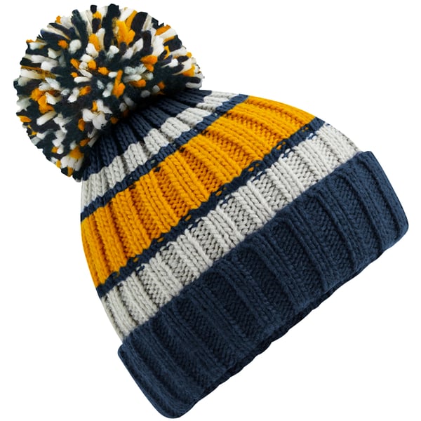 Beechfield Unisex aikuisten Hygge-raidallinen pipo