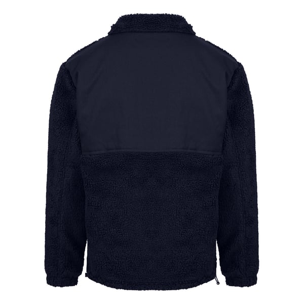 Front Row Mens Sherpa Recycled Fleece Jacket