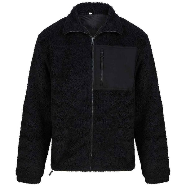 Front Row miesten Sherpa kierrätetty fleece-takki