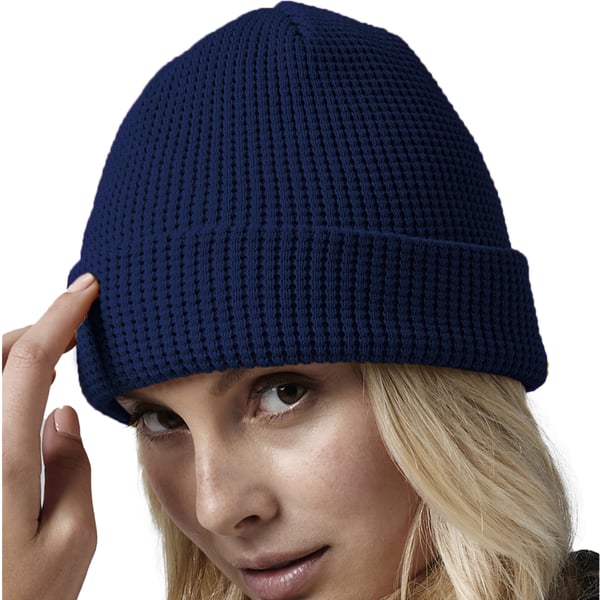 Beechfield Unisex Adult Waffle Organic Cotton Beanie