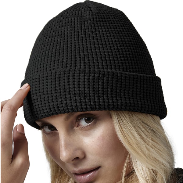 Beechfield Unisex Adult Waffle Organic Cotton Beanie