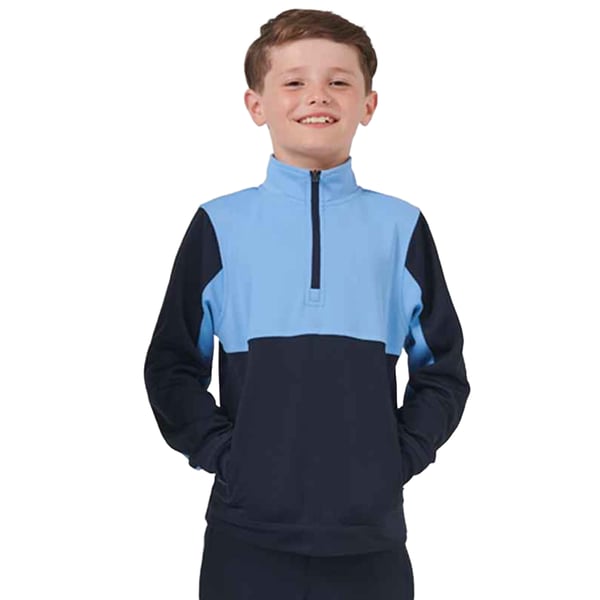 Finden & Hales Childrens/Kids Quarter Zip Track Top