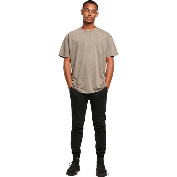 Build Your Brand Mens Heavyweight Oversized T-Shirt