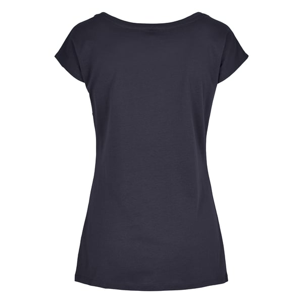 Build Your Brand Womens/Ladies Wide Neck T-Shirt