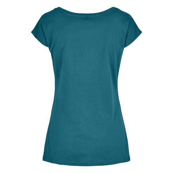 Build Your Brand Womens/Ladies Wide Neck T-Shirt