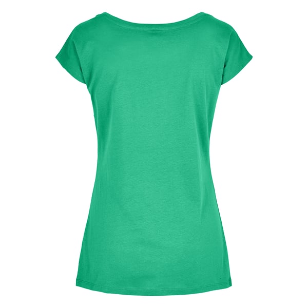 Build Your Brand Womens/Ladies Wide Neck T-Shirt