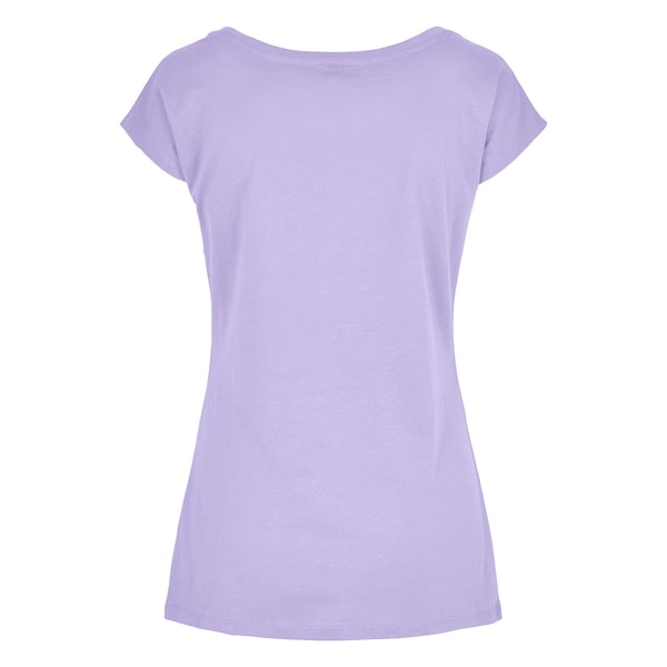 Build Your Brand Womens/Ladies Wide Neck T-Shirt