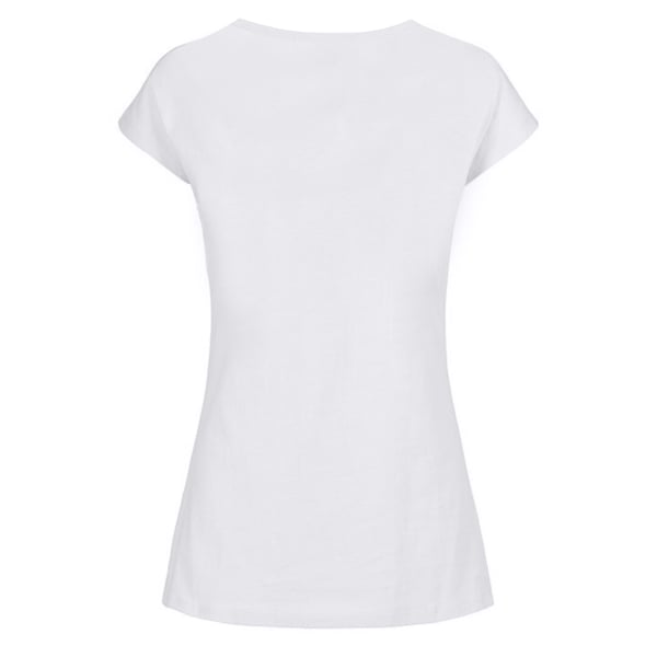Build Your Brand Womens/Ladies Wide Neck T-Shirt