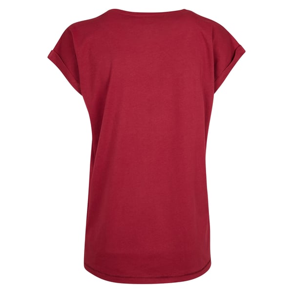 Build Your Brand Womens/Ladies Extended Shoulder T-Shirt