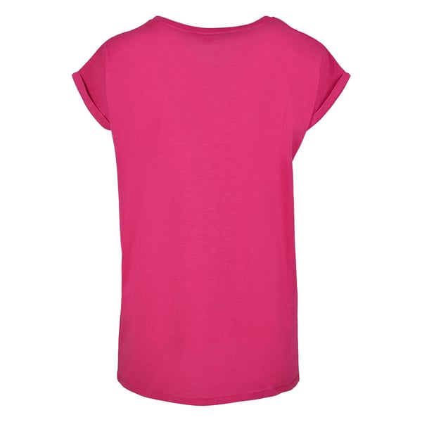 Build Your Brand Womens/Ladies Extended Shoulder T-Shirt