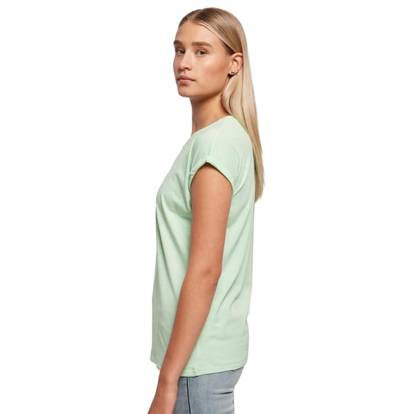 Build Your Brand Womens/Ladies Extended Shoulder T-Shirt