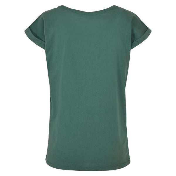 Build Your Brand Womens/Ladies Extended Shoulder T-Shirt