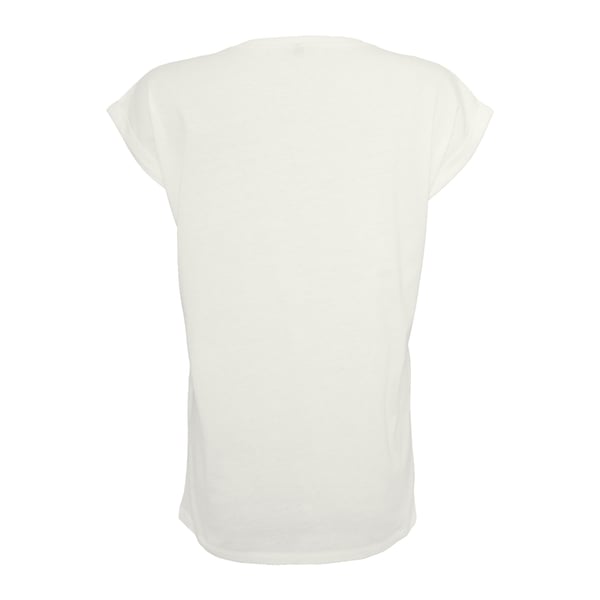 Build Your Brand Womens/Ladies Extended Shoulder T-Shirt