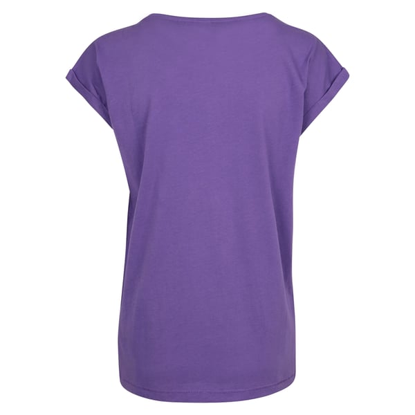 Build Your Brand Womens/Ladies Extended Shoulder T-Shirt