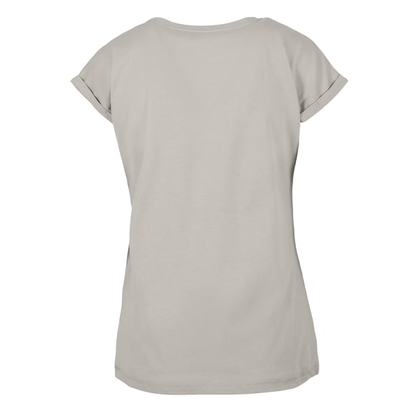 Build Your Brand Womens/Ladies Extended Shoulder T-Shirt