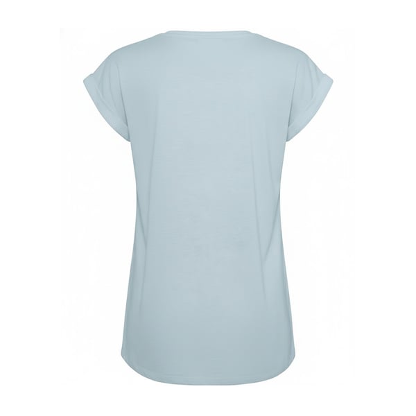 Build Your Brand Womens/Ladies Extended Shoulder T-Shirt