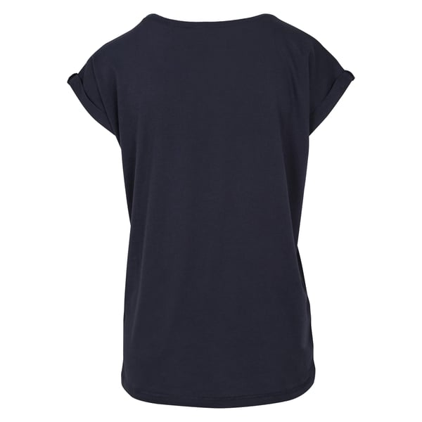 Build Your Brand Womens/Ladies Extended Shoulder T-Shirt