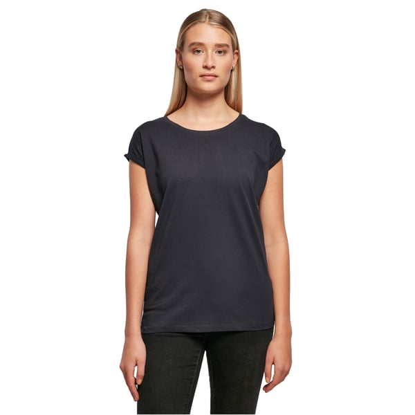 Build Your Brand Womens/Ladies Extended Shoulder T-Shirt