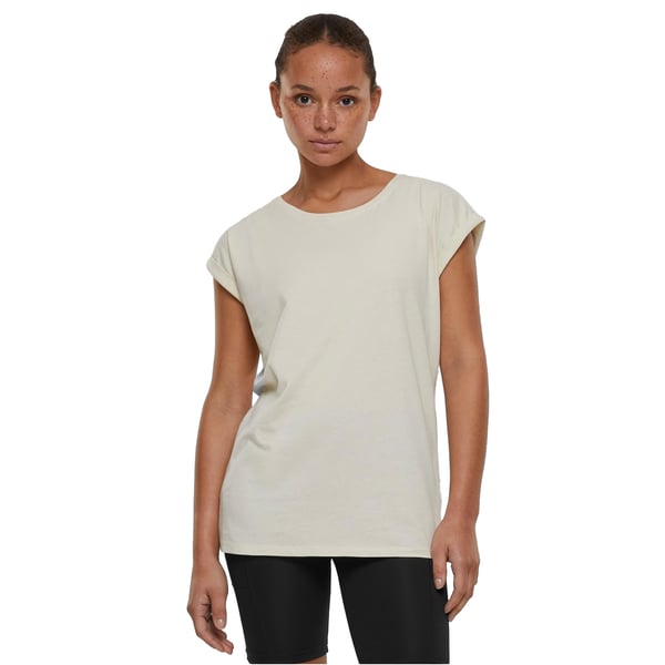 Build Your Brand Womens/Ladies Extended Shoulder T-Shirt