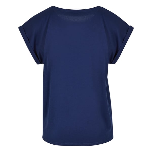 Build Your Brand Womens/Ladies Extended Shoulder T-Shirt