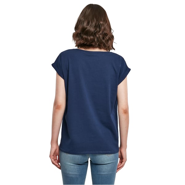 Build Your Brand Womens/Ladies Extended Shoulder T-Shirt