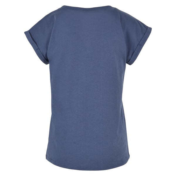 Build Your Brand Womens/Ladies Extended Shoulder T-Shirt