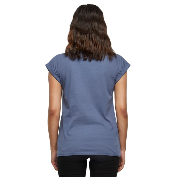 Build Your Brand Womens/Ladies Extended Shoulder T-Shirt