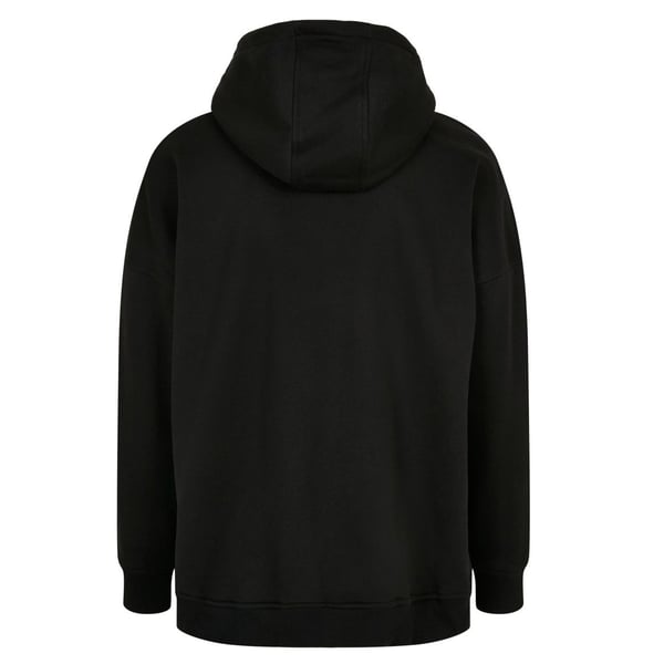Build Your Brand Mens Oversized Cut-On Hoodie