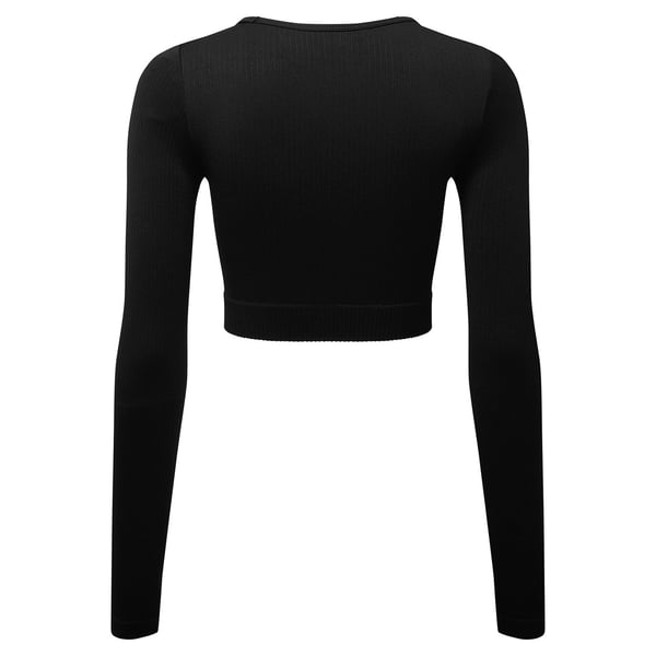 TriDri Womens/Ladies Ribbed Seamless 3D Crop Top