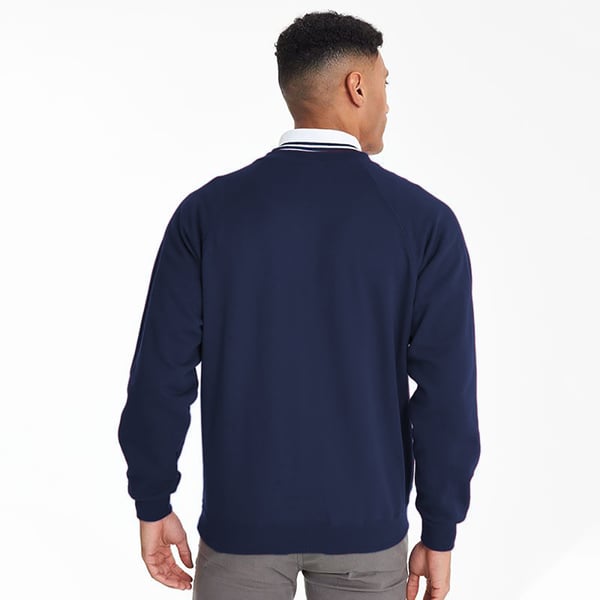 Maddins Mens Coloursure V-Neck Sweatshirt
