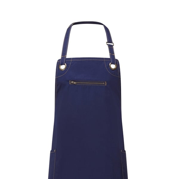 Premier Unisex Adult Barley Sustainable Contrast Stitching Full Apron