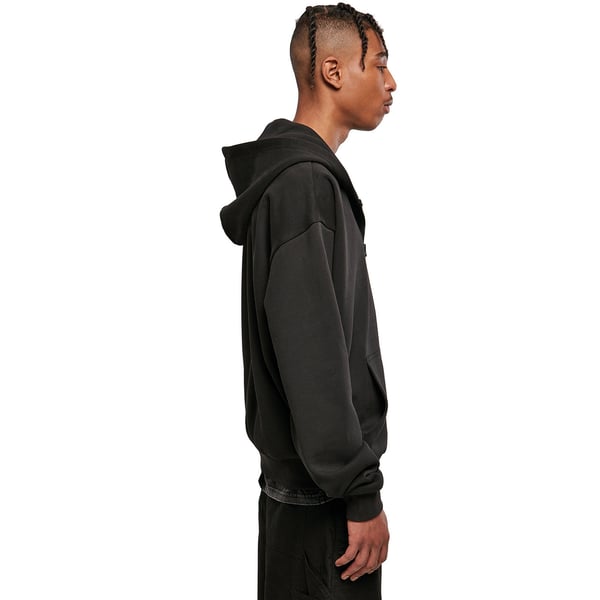 Build Your Brand Mens Ultra Heavyweight Full Zip Hoodie