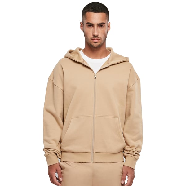 Build Your Brand Mens Ultra Heavyweight Full Zip Hoodie