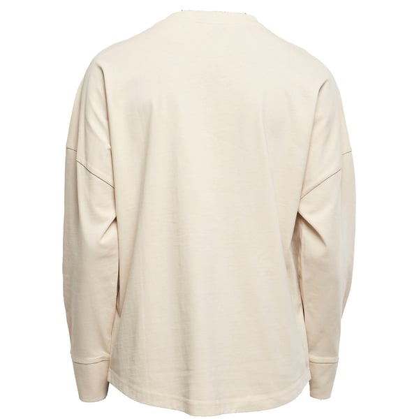 Build Your Brand Mens Cut-On Oversized Long-Sleeved T-Shirt